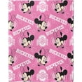 thumbnail image 2 of Northwest x Disney Ohio State Buckeyes Minnie Hugger Pillow & Silk Touch Throw Set, 2 of 2