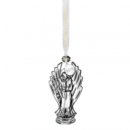- 2018 Waterford Annual Angel Playing Harp Crystal Christmas Tree Ornament New