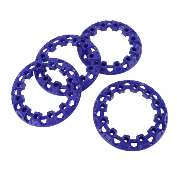 4Pcs 6 Inch ATV Wheel Hub Trim Cover, Plastic Tires Decorative Rim Guard ABS Material Universal Fitment for Go Kart Universal Kart Rim Guard