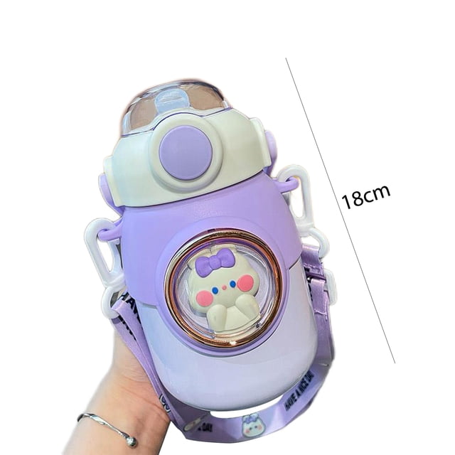 Botella de agua con aislamiento térmico Big Belly Cups de acero inoxidable 316 de 700 ml (púrpura) Sywqhk Libre de BPA