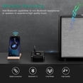 thumbnail image 3 of Adaptadores de audio bluetooth, receptores Bluetooth 5.1, adaptadores Bluetooth inalámbricos en dos en uno para uso con altavoces, sistema estéreo de flujo de música, 3 of 8