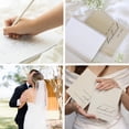 thumbnail image 5 of Wedding Vow Books His and Hers - 2 Pack Personalized His & Hers Book - Linen Hardcover Bride and Groom Notebook for Ceremony Vows - Bookmark & Lined Pages - Renewal & Wedding Must Haves, 5 of 8