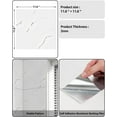 thumbnail image 2 of Duslogis 12pcs Peel and Paste Tile Shower Waterproof Marble Tiles Wall Panels, 11.8"x11.8" Self-Adhesive Backsplash Tile, PET Wall Panels Shower Tiles for Home Bathroom, Living Room (White), 2 of 7
