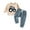 Sky Blue, variant on Toddler Boy Outfits Baby Boy Clothes Fall Baby Boy Fall Clothes Newborn Infant Letter Embroidery Print Outfit Long Sleeve Romper with Pants 2Pcs Set Red,2-3 Years