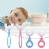 Dreaming Casa U-Shape Toothbrush for Kids with Food Grade Soft Silicone Brush Head for 360° Oral Teeth Thorough Cleansing