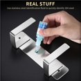 thumbnail image 4 of Pot Cover Holder Stainless Steel Pot Lid Drain Holder Simple Kitchen Pot Cover Bracket Wall Mounted Tableware Dry Storage Bracket for Home Kitchen, 4 of 9
