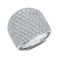 thumbnail image 4 of Lafonn Classic Sterling Silver Platinum Plated Simulated Diamond Rings (2.95 CTTW), 4 of 5