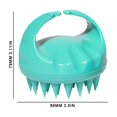 thumbnail image 3 of CYC Hand In Hand Silicone Shampoo Brush Massage Brush Shampoo Comb Bath Massage Artifact, 3 of 4