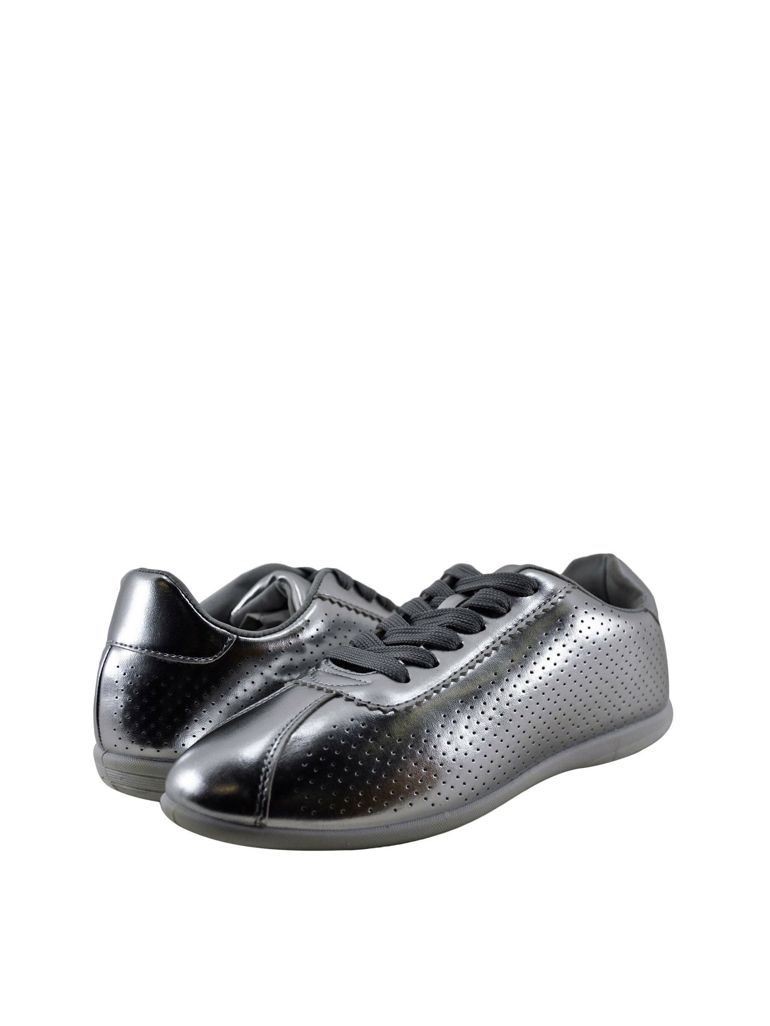 Women's Shoes Qupid Reba 161C Lace Up Sneaker Grey Crush Velvet *New* 