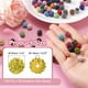thumbnail image 2 of 105 Pcs 10mm Perlas de arcilla con rhinestone para hacer joyería, perlas de disco de arcilla al por mayor para pulsera, collar, arete, manualidades, decoración DIY, Amarillo Limón, 2 of 7