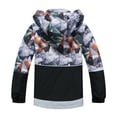 thumbnail image 3 of MGEOY Boys Rain Jackets Lightweight Waterproof Hooded Raincoats Windbreakers for Kids, 3 of 9