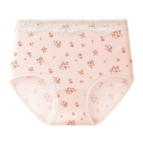 Women's Plus Size Cotton Briefs High Waisted Loose Fit Underwear for Seniors Soft Comfort Breathable Panties Elderly Daily Essential