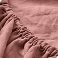 thumbnail image 6 of Bare Home Dusty Rose Sandwashed Microfiber Sheet Set, Wrinkle Resistant, Deep Pocket, Twin XL, 6 of 7