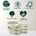thumbnail image 6 of Bamboo Facial Tissue Paper - 4 Ply Tissue Flat Box, Lint-Free, Hypoallergenic, Septic-Safe, Unscented, 60 Sheets per Box, 6 Pack, Total 360 Tissues, 6 of 7
