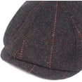 thumbnail image 6 of CoCopeaunts Newsboy Hats for Men Beret Vintage Retro Octagonal Newsboy Cap Autumn Winter Artist Painter Plaid Beret Hat, 6 of 7