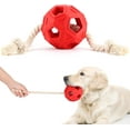 thumbnail image 1 of Pelota de goma para perros para masticadores agresivos, juguete duradero para perros, juguete para perros Tug of War, JAMW Sencillez, 1 of 5
