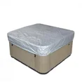 thumbnail image 1 of 10 Sizes Square Hot Tub Cover Protector With Elastic Waterproof Sunproof Uv-resistant, Outdoor Hot Spring Bath Spa Bath Pool Cover Coverage, 190t Poly240*240*25cmsliver, 1 of 1