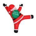 thumbnail image 4 of Pared de escalada inflable navideña de Papá de 3 metros con luces LED integradas, Papá colgante con bolsa de regalos para año Nuevo, fiesta, 4 of 9