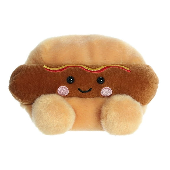 Aurora - Mini Brown Palm Pals - 5" Colson Hot Dog - Adorable Stuffed Animal