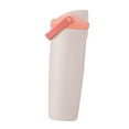thumbnail image 4 of Botella de agua aislada, taza térmica, regalo portátil, deportes, reutilizable, 30 oz/900 ml para Rosa Blanco, 4 of 9