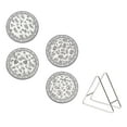 thumbnail image 2 of Estera de aislamiento térmico para olla caliente, posavasos creativos para bebidas, tapete para tazas para mesa de comedor y café, 4 Uds., 2 of 9