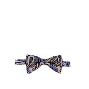 Coral Extraordinary Paisley Bow Tie