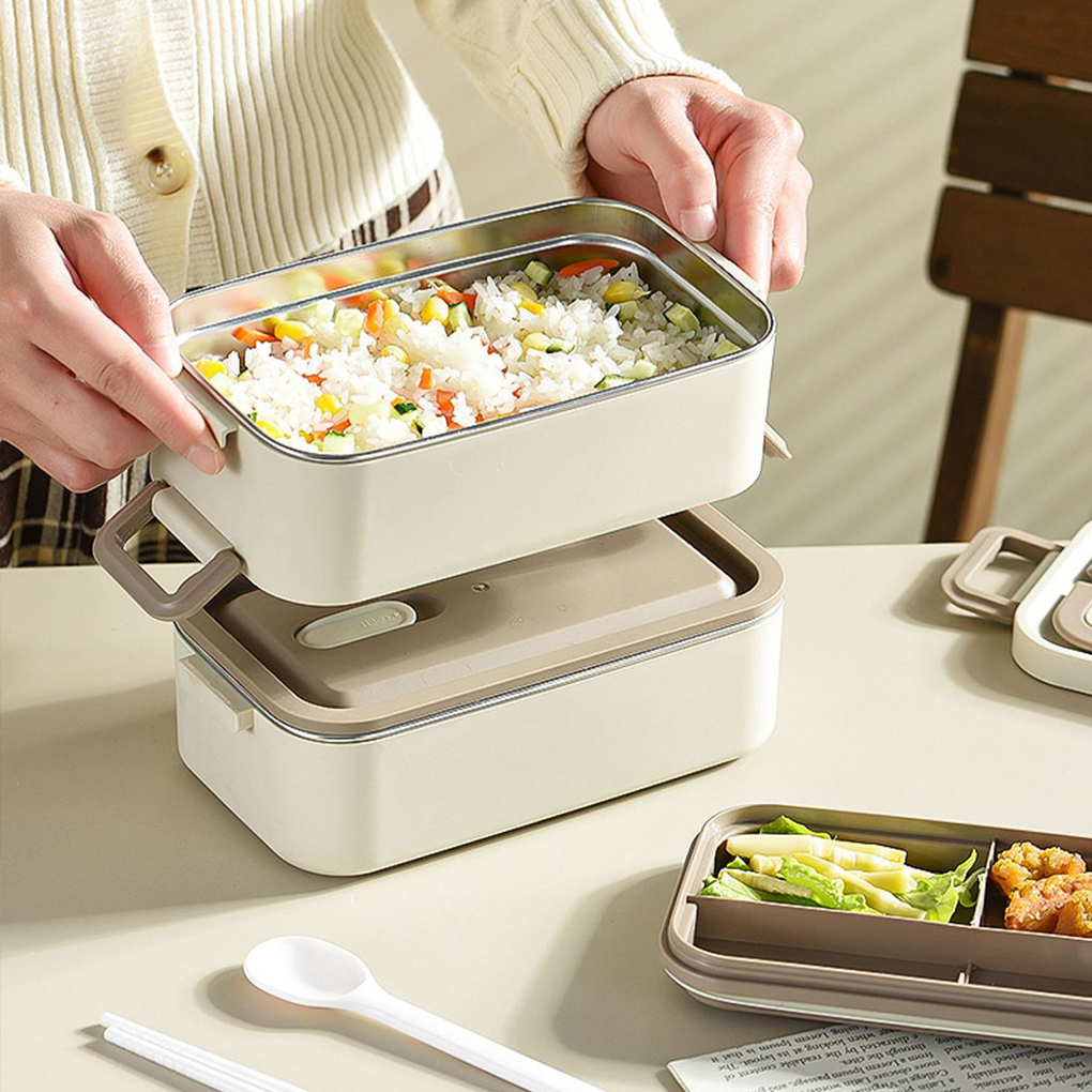 Decodeary Stainless Steel Warm And Convenient Bento Lunch Box For