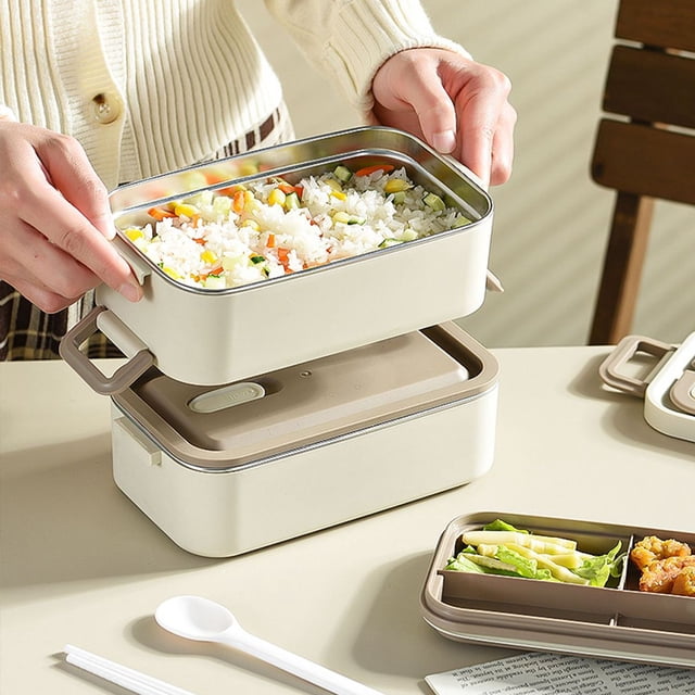 Baohd Portable Electric Lunch Box Food For Warm Meals Easy To Operate Lunch Container Dark blue Heating bag