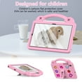 thumbnail image 2 of Dteck Kids Case for Samung Galaxy Tab A7 10.4 Inch 2020/2022 SM-T500/T505/T507/T503/T509, DIY Cute Cartoon Toys for Kids Child Proof Shockproof Protective Shell with Handle Stand Pencil Holder,Pink, 2 of 6