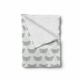 thumbnail image 2 of Death Moth Soft Flannel Fleece Throw Blanket, Hand Drawn Hummingbird Hawk Moth Simplistic Insects Motif Print, Cozy Plush for Indoor and Outdoor Use, 70" x 90", Pale Grey and White, by Ambesonne, 2 of 6