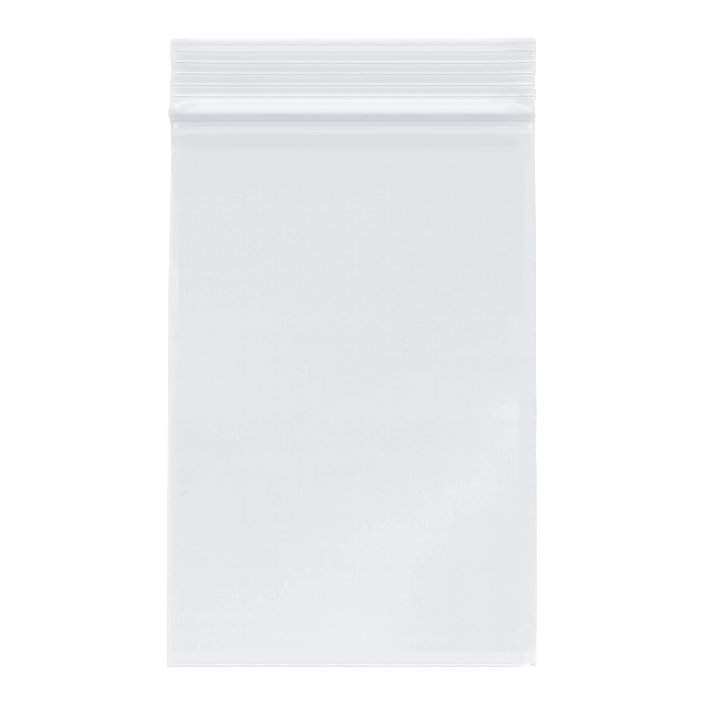 2000 Ziplock Clear Plastic White Bags 4" x 2.75" Wholesale Lot 