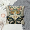 thumbnail image 2 of ONETECH Boho Colorful Butterfly Throw Pillow Cover , Butterfly Lover Gifts for Home Girls Room Bedroom Decor, 2 of 5