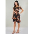 thumbnail image 3 of Maternity Ruffle Dress with Butterfly Sleeves and Adjustable Belt, 3 of 4