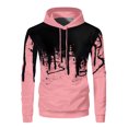 thumbnail image 4 of Mens Hooded Sports Tracksuit Unisex Two-Piece Running Outfits Long Sleeve Pullover Hoodies Sweatshirt+Sweatpants Set 3XL, 4 of 4
