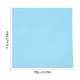 thumbnail image 3 of Hyknon Sticky Notes 3x3 Inch, 100 Sheets/Pad Self-Stick Pads Pastel Solid Color Sticky Note, Recyclable Stickers Note Tabs, Easy to Post Removable Reminder Labels for Home Office Daily, Blue, 3 of 7
