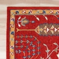 thumbnail image 6 of LR Home Bella Alice Red/Blue Transitional Floral Wool Area Rug, 5' x 7'9", 6 of 6
