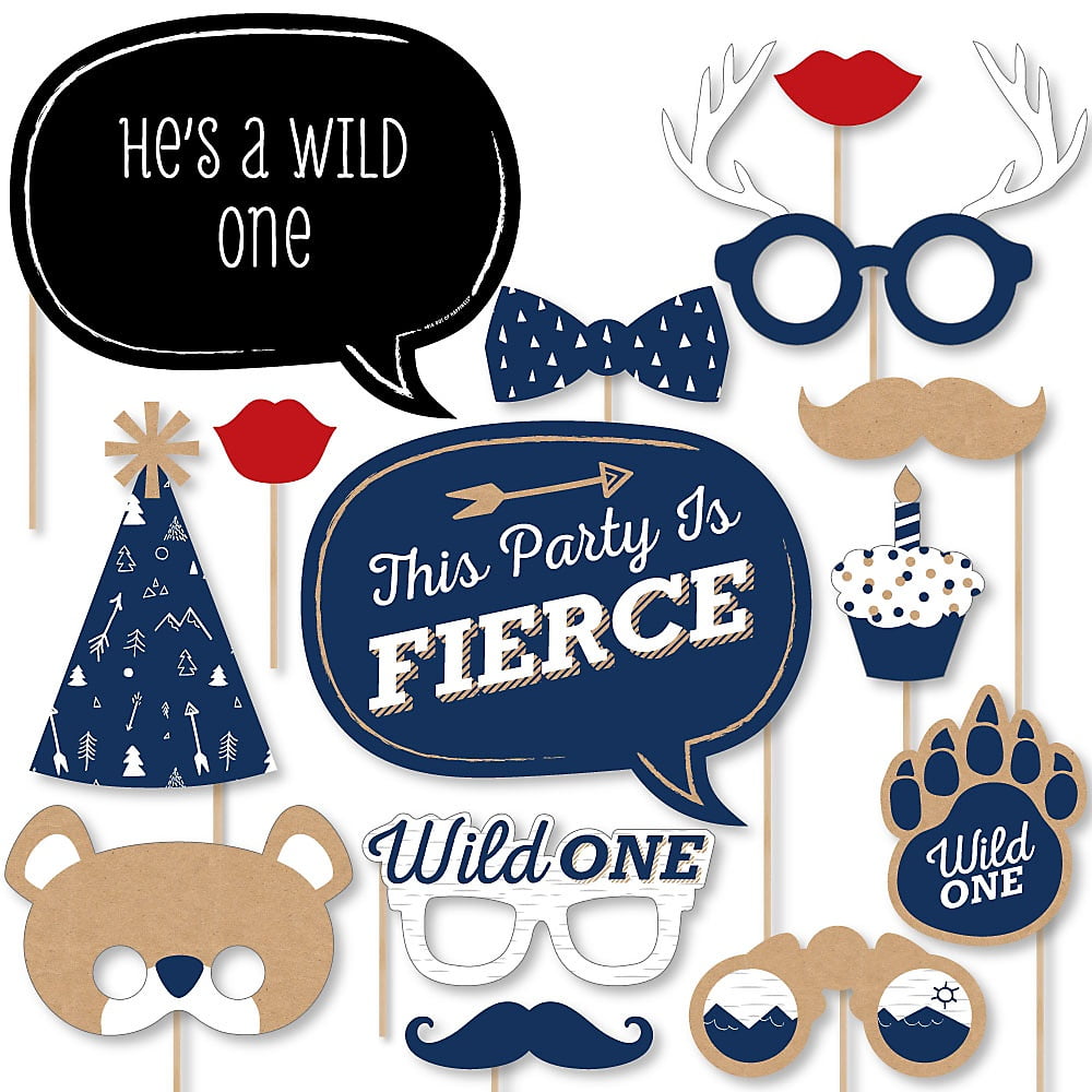 Details about   Wild One cake topper first birthday stag antler first birthday outfit baby boy 