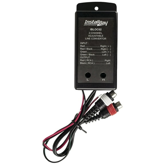 Install Bay IBLOC02 2-channel 80-watt Adjustable Level Converter
