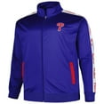 thumbnail image 2 of Men's Royal Philadelphia Phillies Big & Tall Tricot Track Full-Zip Jacket, 2 of 3