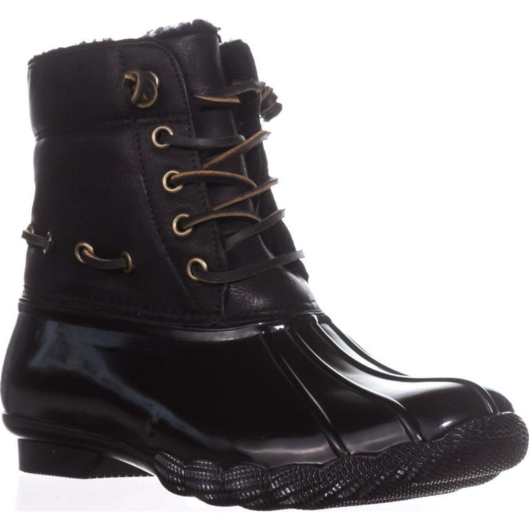 Womens Steve Madden Torrent Short Rain Boots Black
