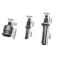 thumbnail image 4 of 4 Pcs Drill Chuck Adapter Set 10mm Impact Drill Chuck with Round Hex Shank Connection Rod Electric Wrench Converter, 4 of 4