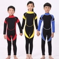 thumbnail image 4 of NIBOLOG Long Sleeves Kids Wetsuit Diving Suit Swimming Snorkeling Surfing Warm Swimwear, 4 of 8