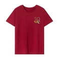 thumbnail image 1 of Camiseta de mujer con cuello redondo, ligera, básica, para vacaciones S, 1 of 7