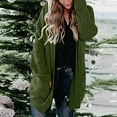thumbnail image 2 of Vedolay Sweaters for Women Fashion Autumn Stand Collar Sweater Casual Jacket Army Green,XL, 2 of 5