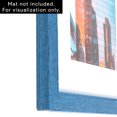 thumbnail image 3 of ArtToFrames 20x20 Inch Distressed Blue Picture Frame, This Blue Wood Poster Frame is Great for Your Art or Photos, Comes with 060 Plexi Glass (4481), 3 of 8