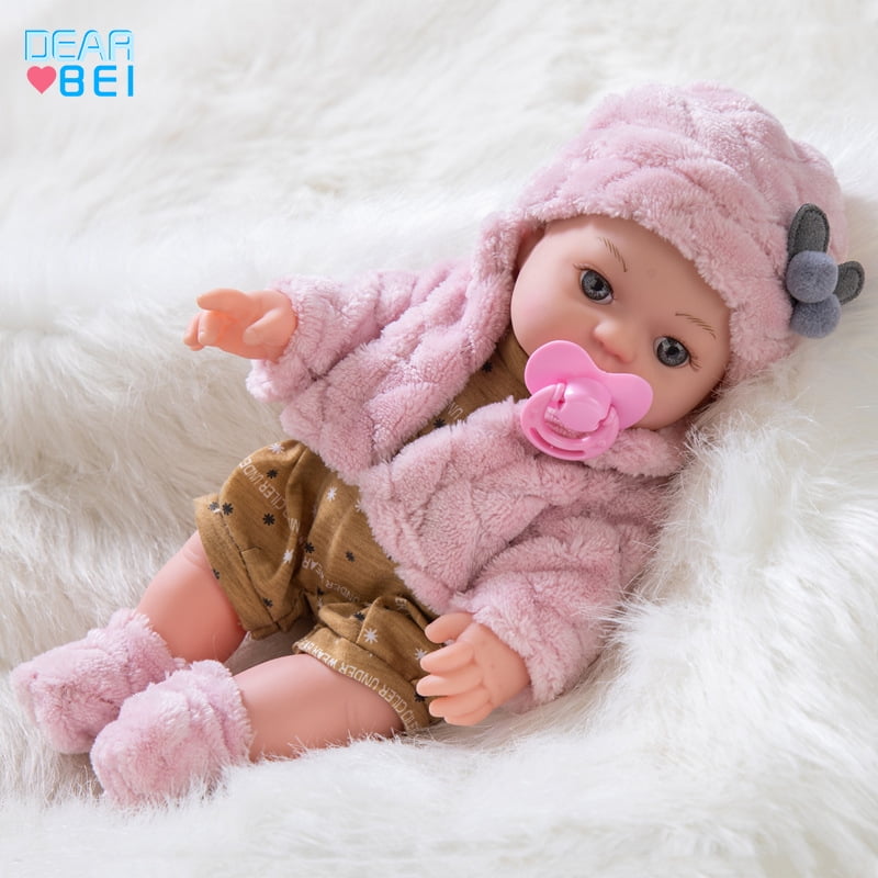12" Lifelike Newborn Baby Doll Realistic Soft Vinyl Reborn Baby Doll