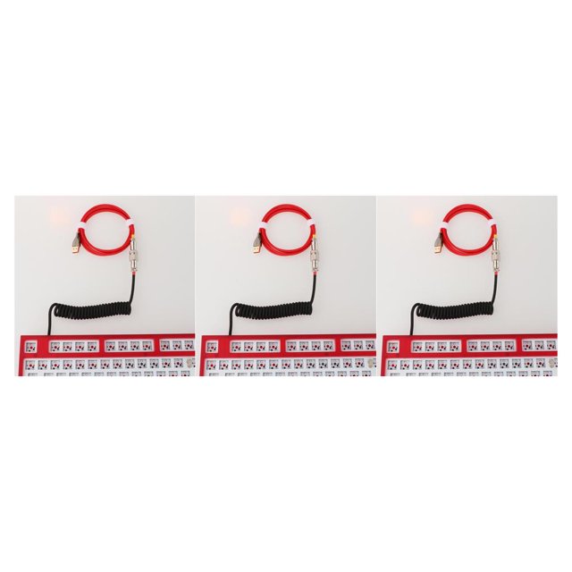 Moyic Cable en de 1,8 M Mini Micro USB para teclado mecánico consola de juegos negro rojo Type1 NO1