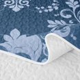 thumbnail image 5 of Homewish Hipple Skull Damask Quilt King,Happy Halloween King Coverlet Set,3 Pieces, 5 of 7
