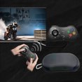 thumbnail image 6 of EVA Hard Shell Carrying Case Compatible with 8Bitdo NEOGEO/M30 Game Controllers, Shockproof Protective Travel Zipper Bag for Storage-Black, 6 of 9