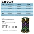 thumbnail image 4 of Picia Mardi Gra Geometric mens Cotton Tank Undershirts , Moisture-wicking Ribbed Tanks, Lightweight Cotton Tank Undershirts-Medium, 4 of 8